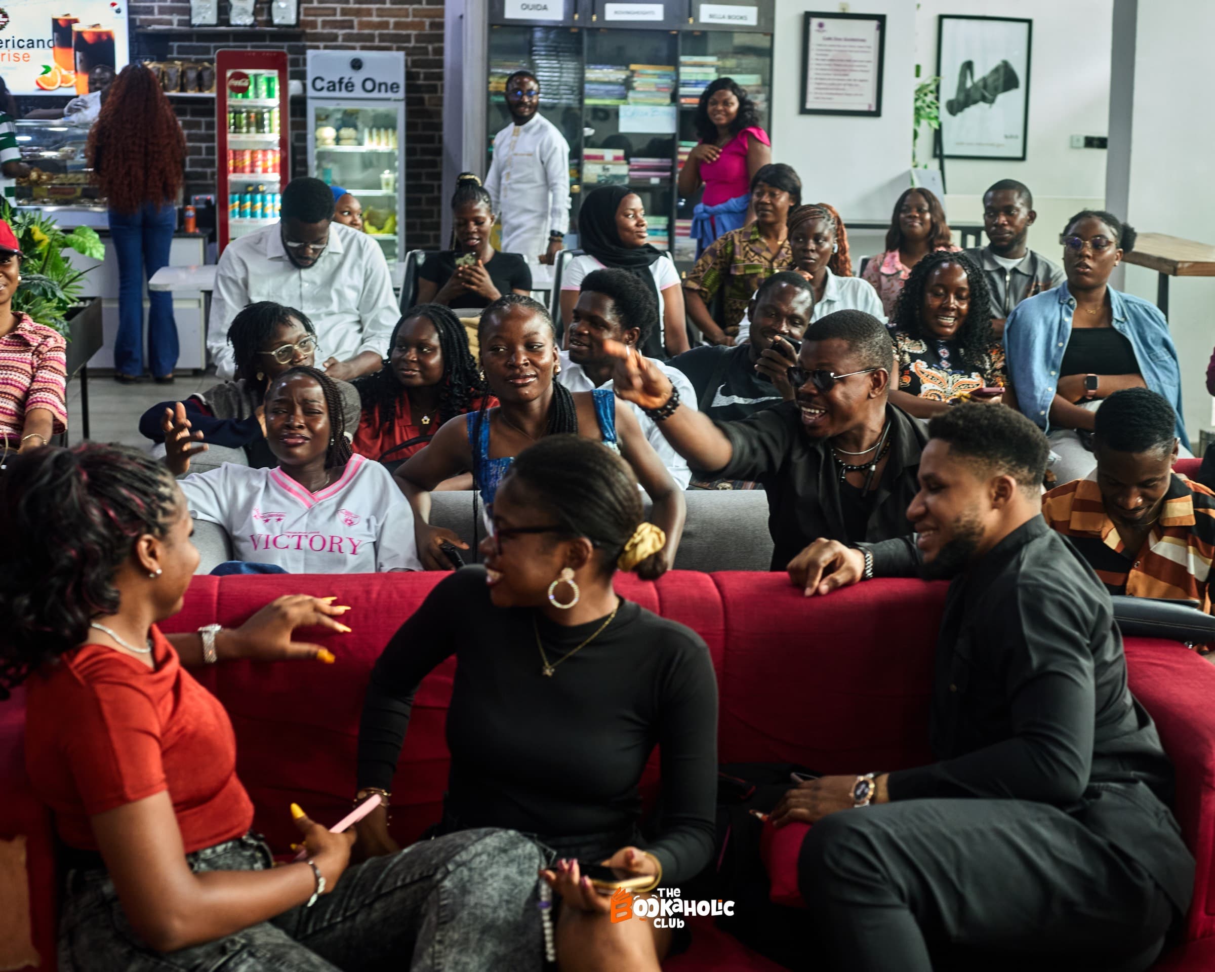 A room full of readers